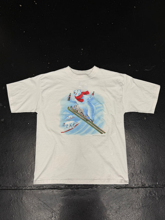 COCA COLA POLAR BEAR SKIING T-SHIRT