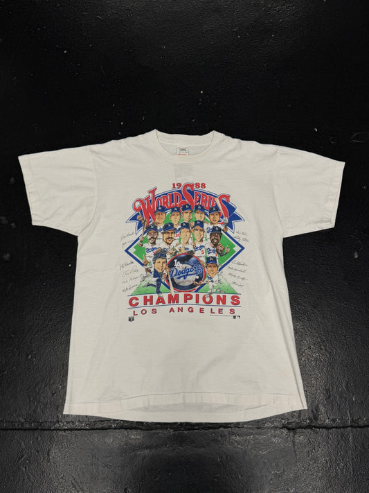 LA DODGERS 1988 WORLD SERIES CHAMPIONS T-SHIRT
