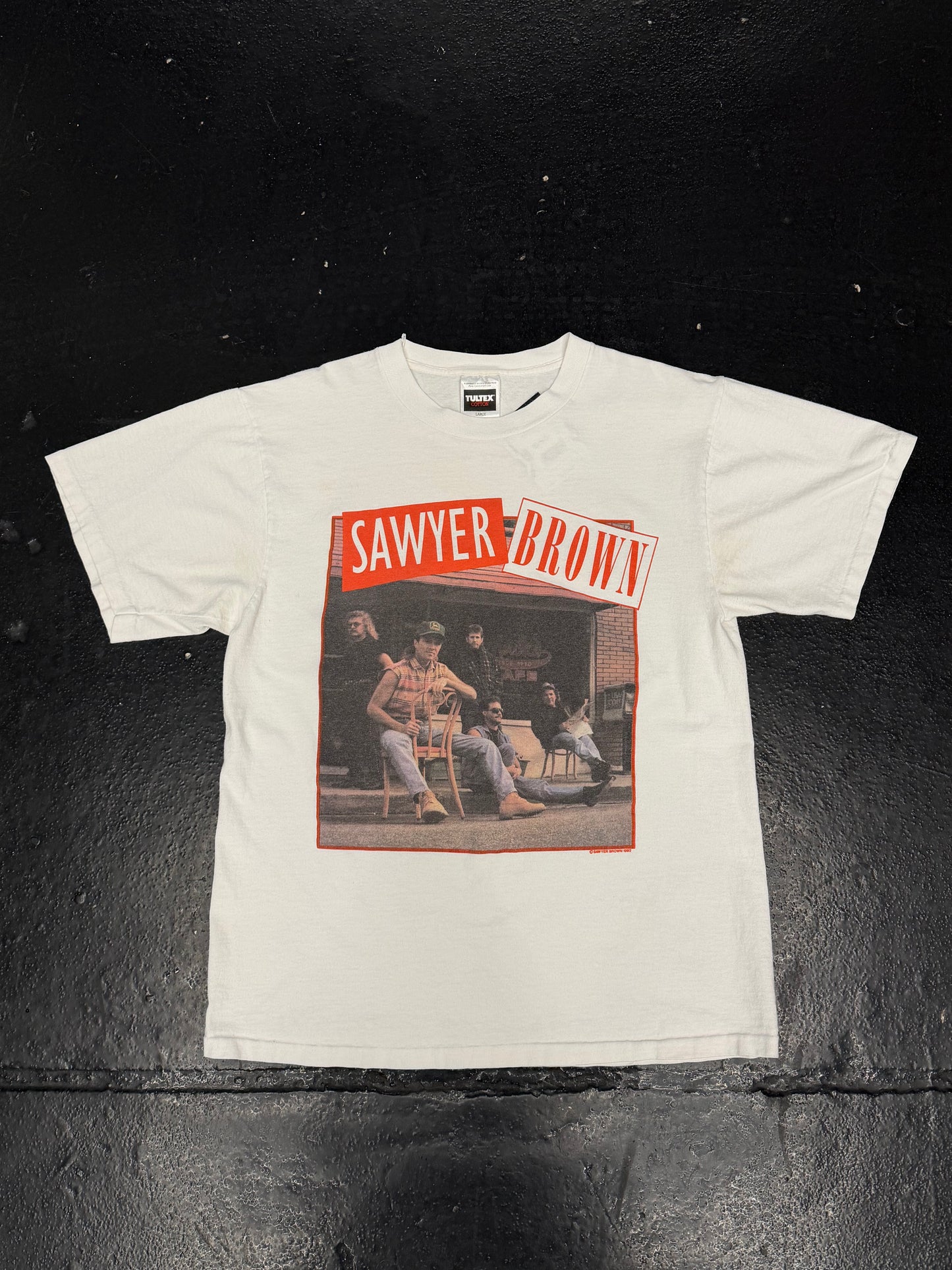 SAWYER BROWN CAFE ON THE CORNER T-SHIRT