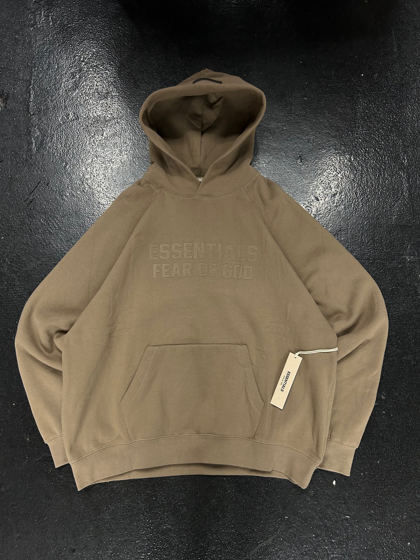 ESSENTIALS COFFEE BROWN HOODIE (BRAND NEW)
