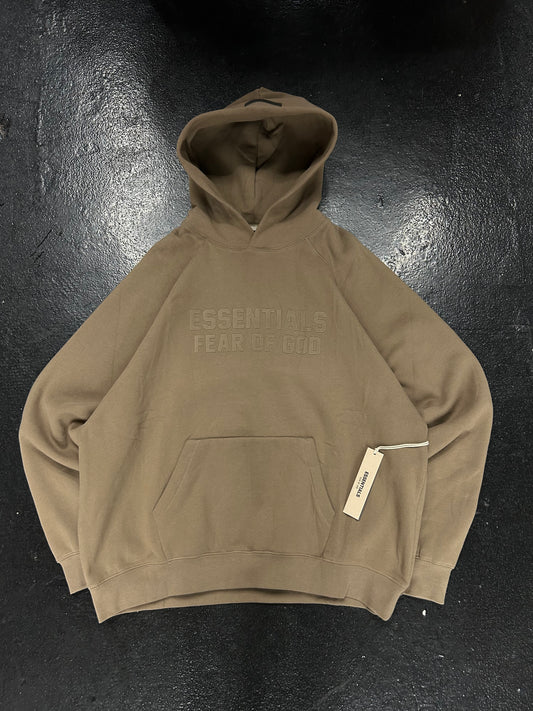 ESSENTIALS COFFEE BROWN HOODIE (BRAND NEW)