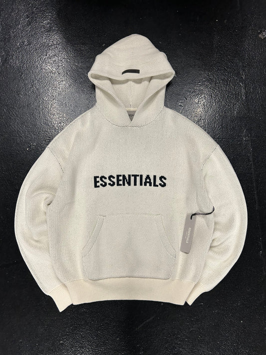 ESSENTIALS LIGHT KNIT HOODIE (BRAND NEW)