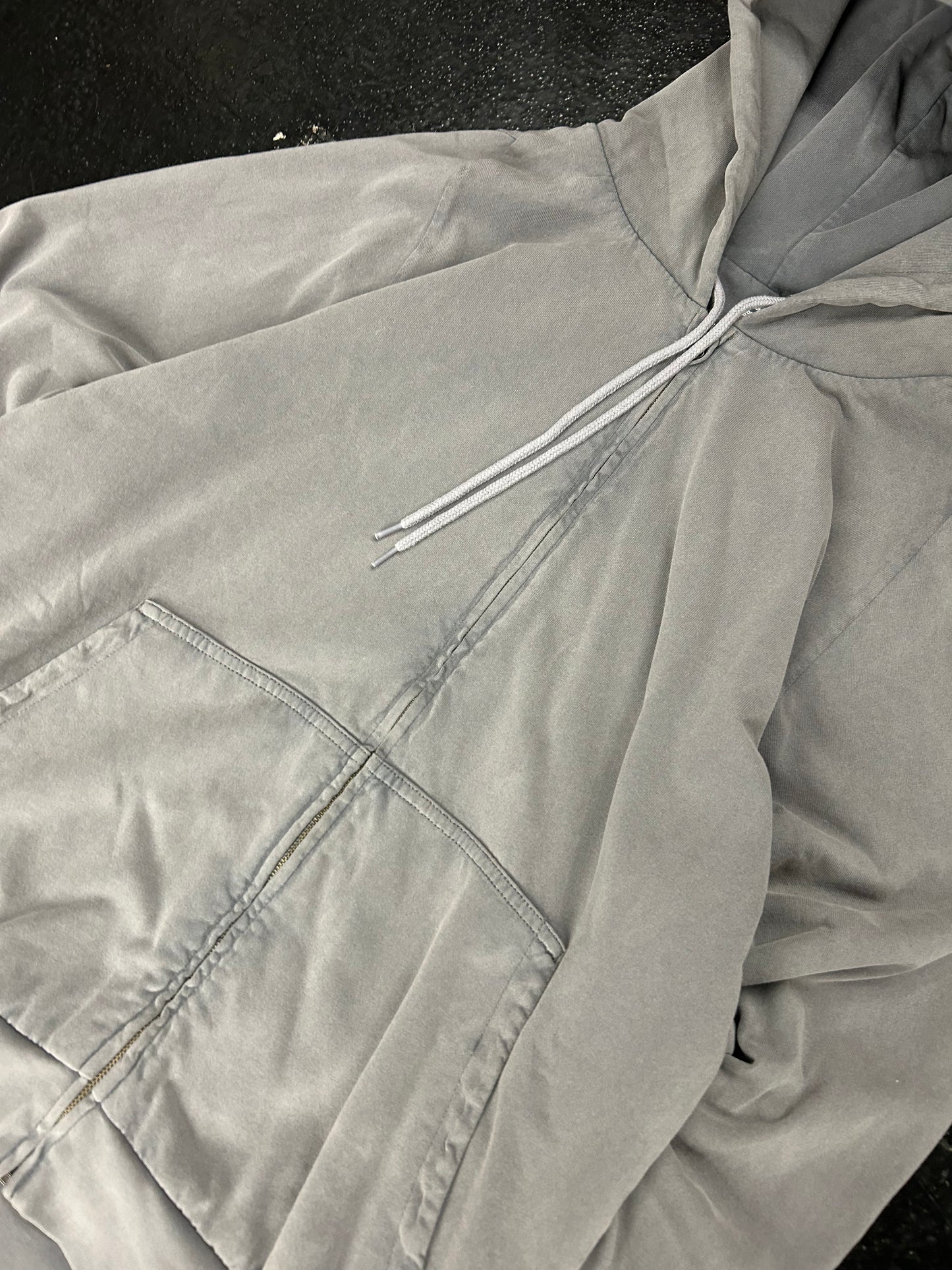 YEEZY X GAP STONEWASH ZIP UP (PRE OWNED)