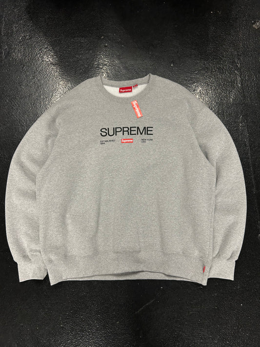 SUPREME NEW YORK CREW NECK (BRAND NEW)
