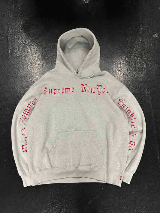 SUPREME CONTRAST SPELL OUT HOODIE (BRAND NEW)