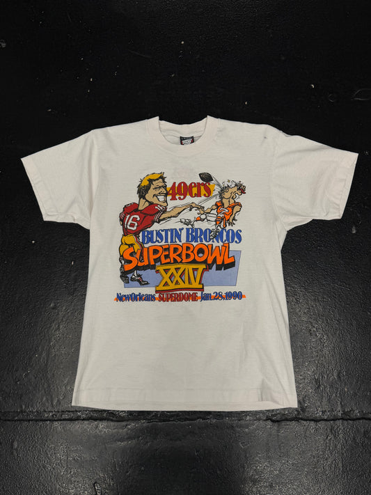 SUPER BOWL 24 49ERS VS BRONCOS T-SHIRT