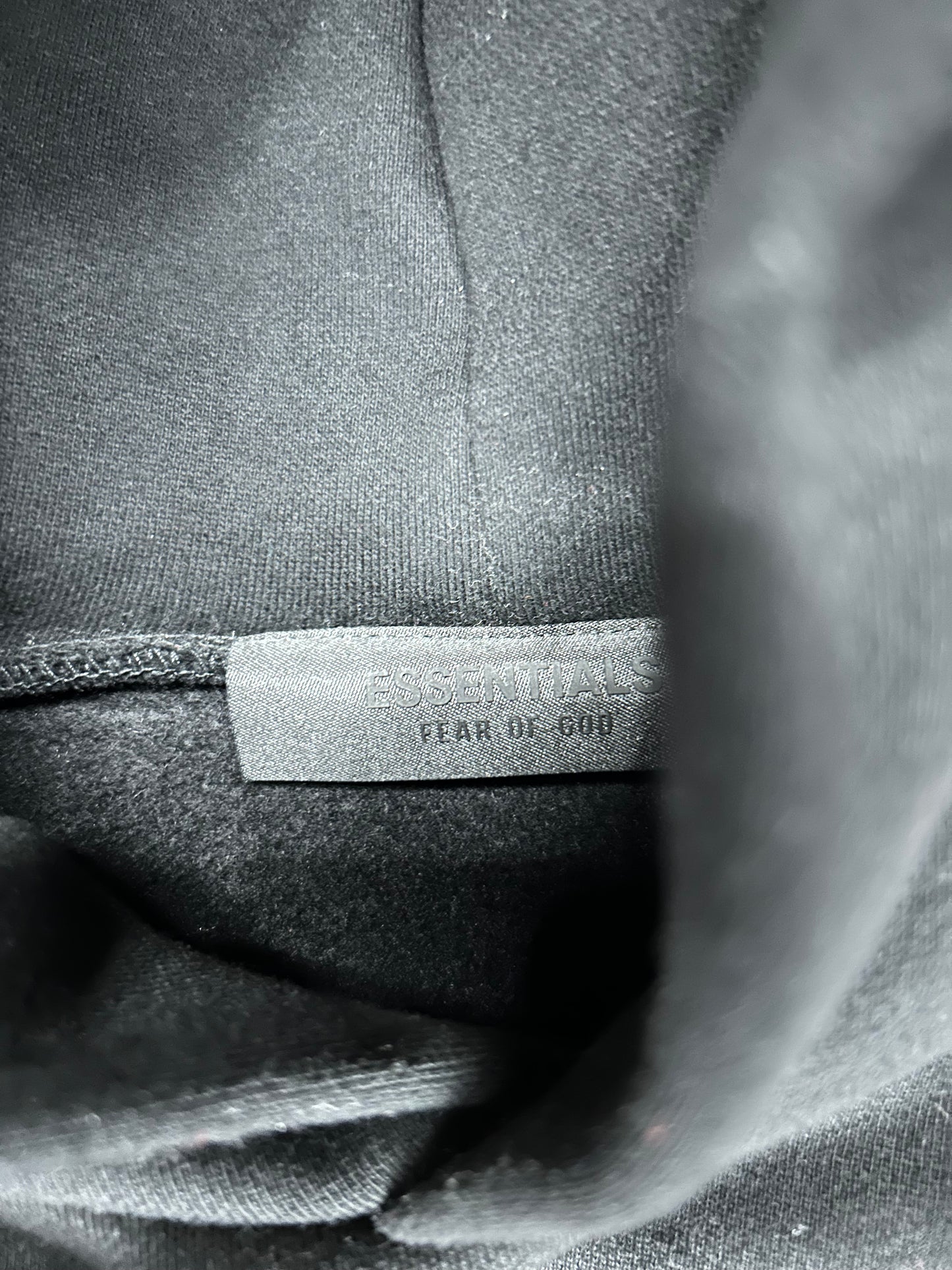 ESSENTIALS FEAR OF GOD STATE BLACK HOODIE (BRAND NEW)