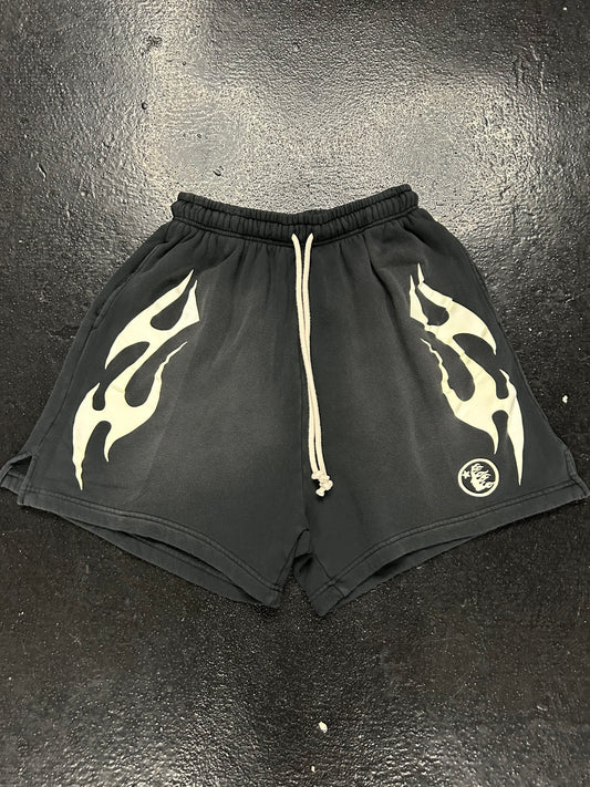 HELLSTAR SWEAT SHORTS BLACK (BRAND NEW)