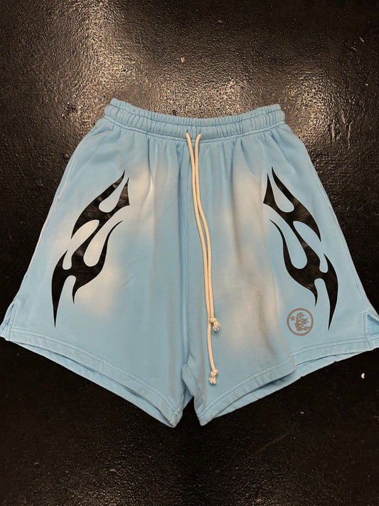 HELLSTAR SWEAT SHORTS BLUE (BRAND NEW)