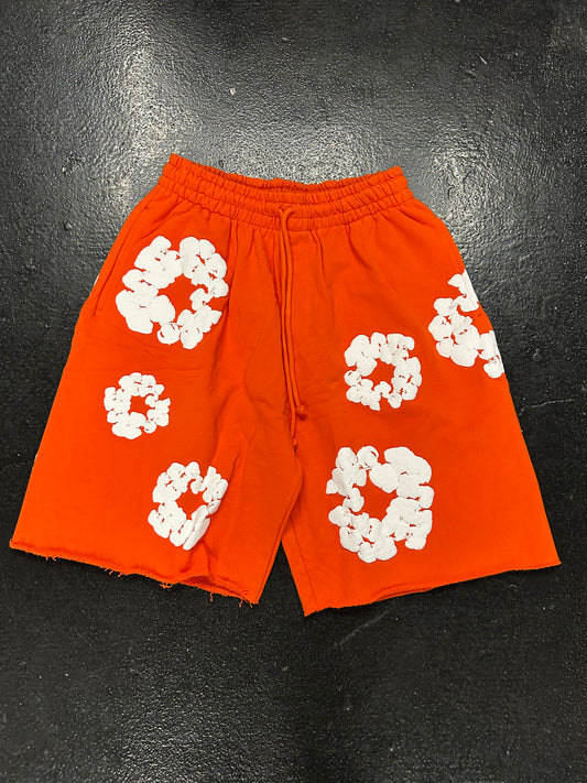 DENIM TEARS SWEAT SHORTS ORANGE (BRAND NEW)