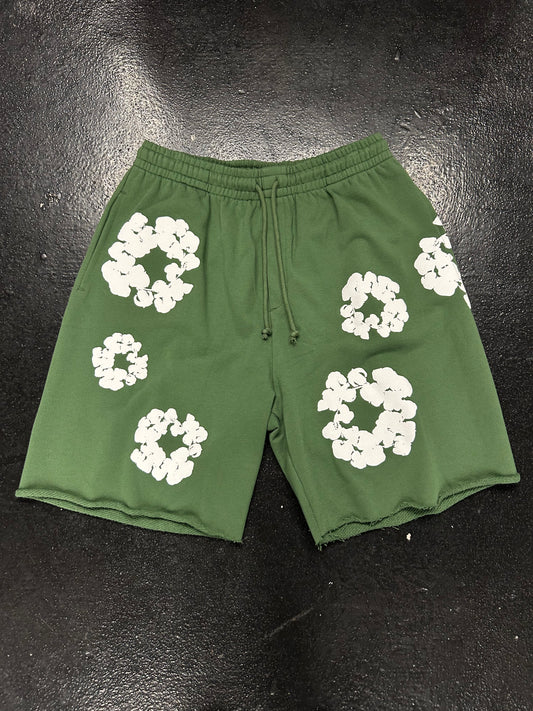 DENIM TEARS SWEAT SHORTS GREEN (BRAND NEW)