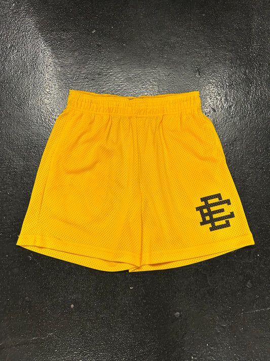 ERIC EMANUEL YELLOW MESH SHORTS (BRAND NEW)