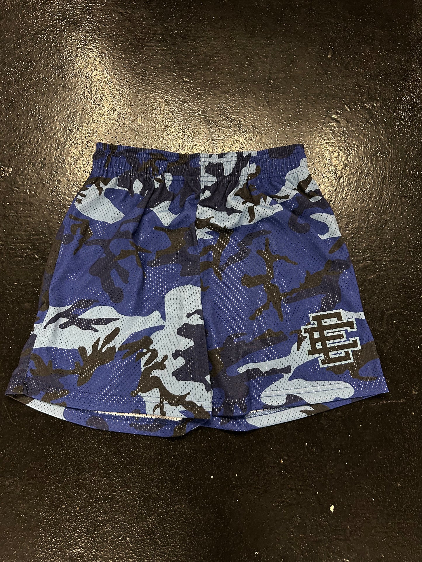 ERIC EMANUEL BLUE CAMO SHORTS (BRAND NEW)