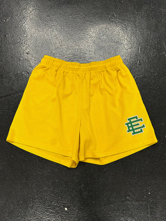 ERIC EMANUEL YELLOW MESH SHORTS (PRE OWNED)