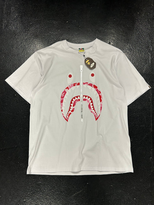 BAPE PINK CAMO ZIP TEE (BRAND NEW)