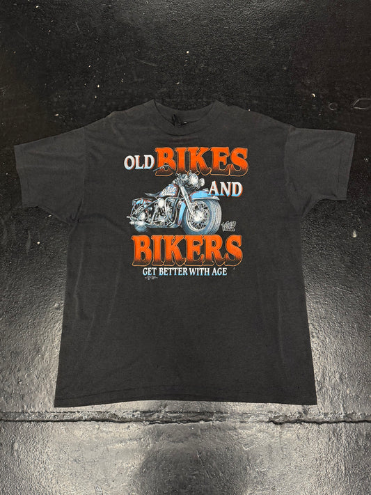 OLD BIKERS AND BIKERS T-SHIRT