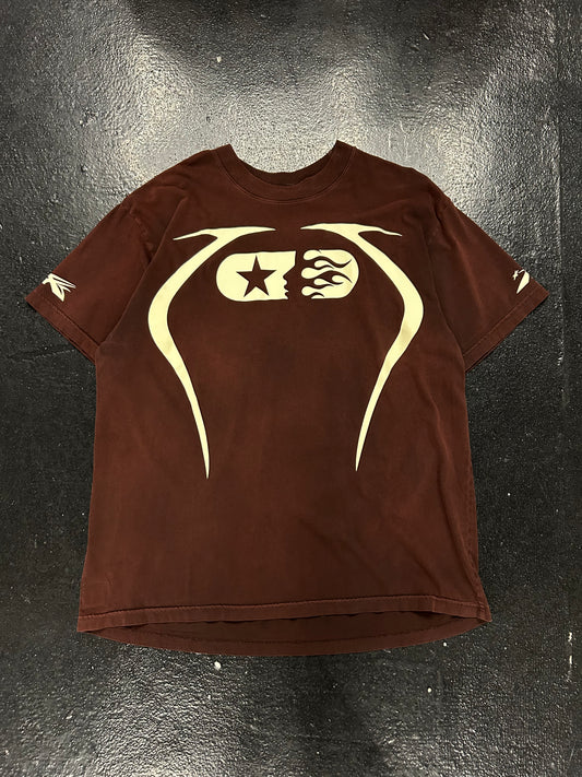 HELLSTAR WARM UP BROWN TEE (BRAND NEW)