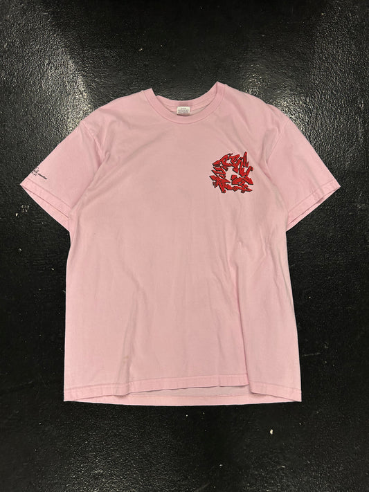 SUPREME PINK SUPPORT UNIT TEE (PRE OWNED)