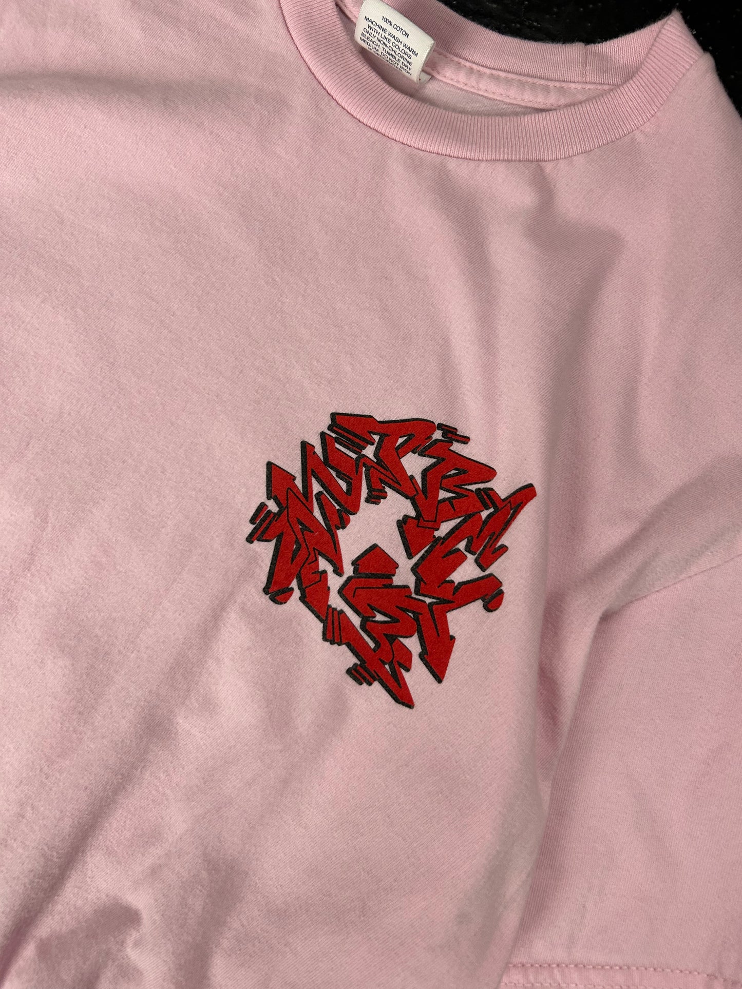SUPREME PINK SUPPORT UNIT TEE (PRE OWNED)