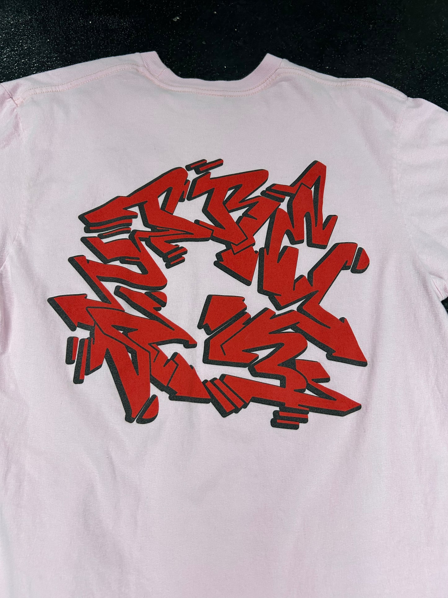 SUPREME PINK SUPPORT UNIT TEE (PRE OWNED)