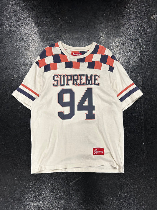 SUPREME PATCHWORK YOKE JERSEY (PRE OWNED)