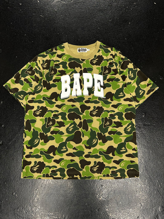 BAPE CAMO SPELL OUT AOP TEE (PRE OWNED)