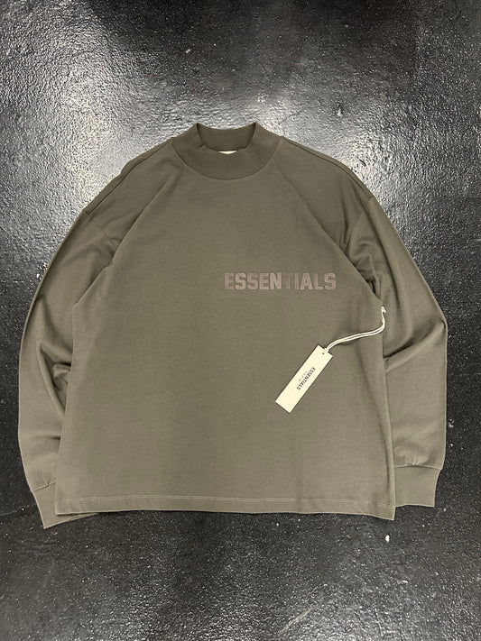 ESSENTIALS BRIWN LONG SLEEVE SPELL OUT (BRAND NEW)