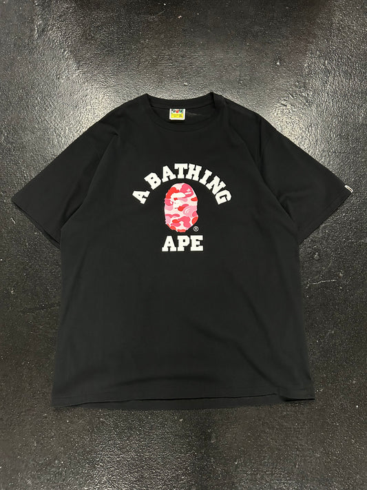 BAPE PINK CAMO SPELL OUT TEE (BRAND NEW)