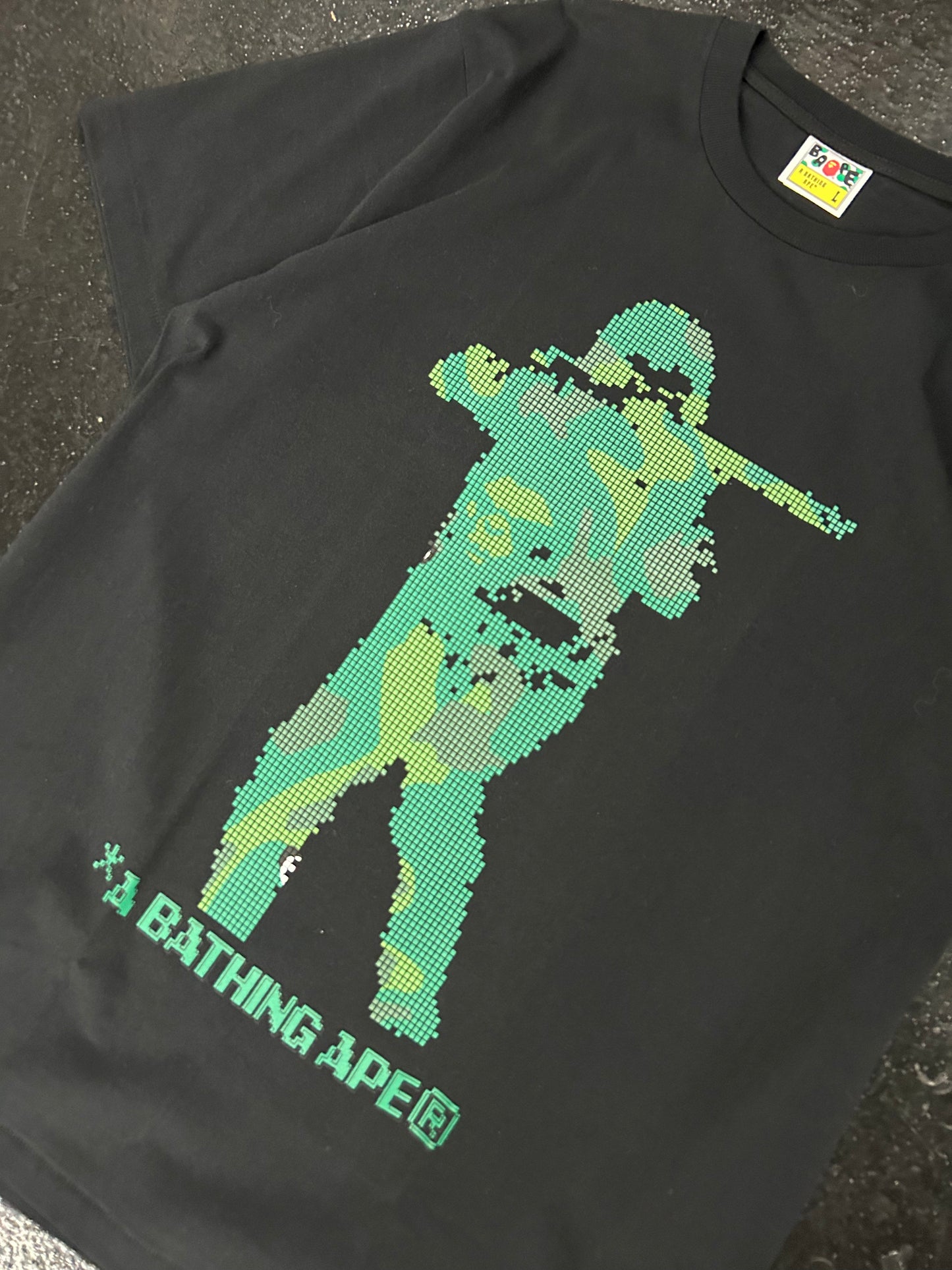 BAPE BITMAP SOLDIER TEE (BRAND NEW)
