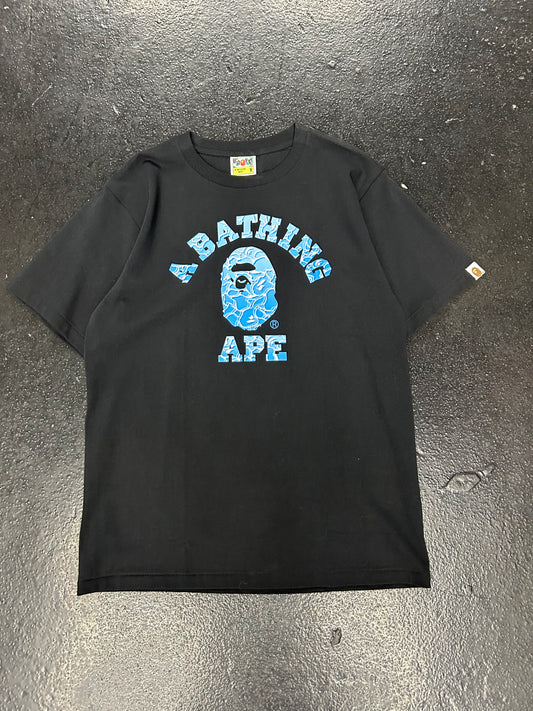 BAPE WATER CAMO BLACK TEE (BRAND NEW)