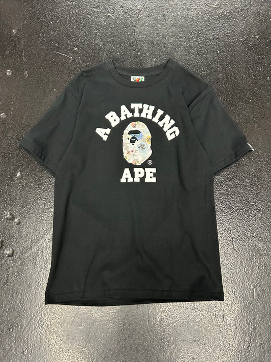 BAPE FLORAL CAMO BLACK TEE (BRAND NEW)