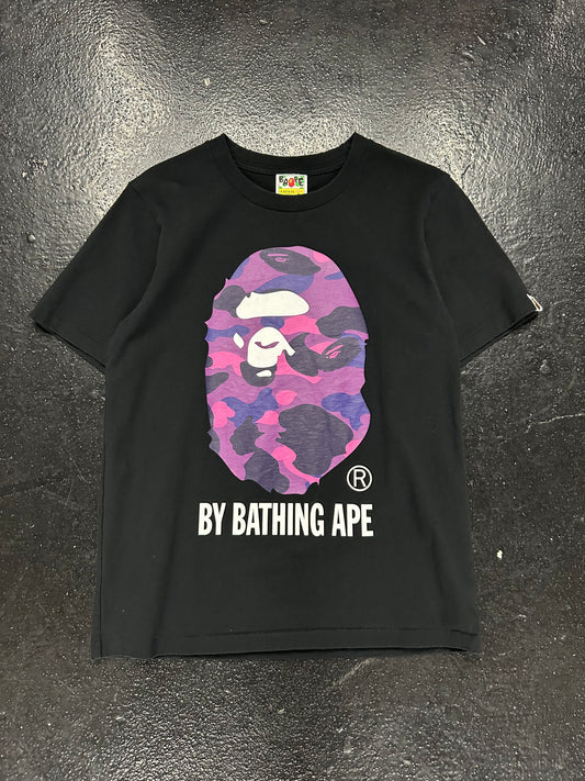 BAPE LADIES PURPLE CAMO BIG HEAD TEE (BRAND NEW)