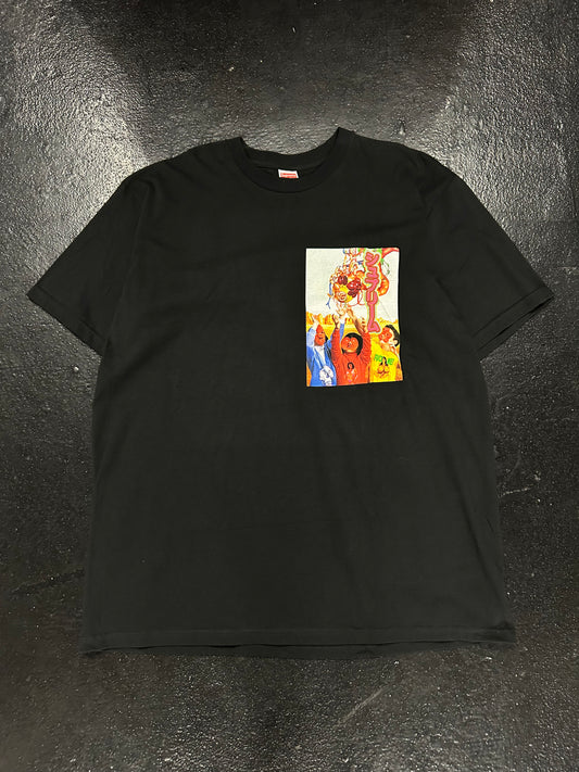 SUPREME SEKINTANI NORIHIRO BLACK TEE (PRE OWNED)
