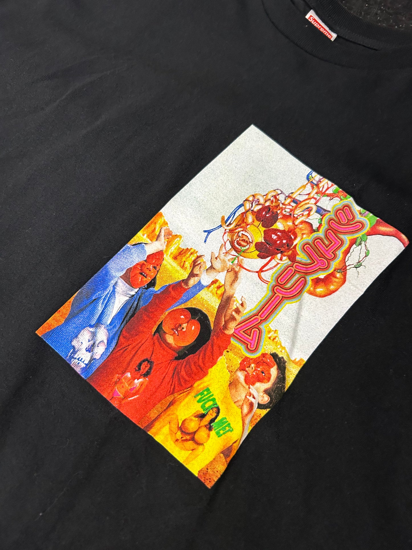 SUPREME SEKINTANI NORIHIRO BLACK TEE (PRE OWNED)