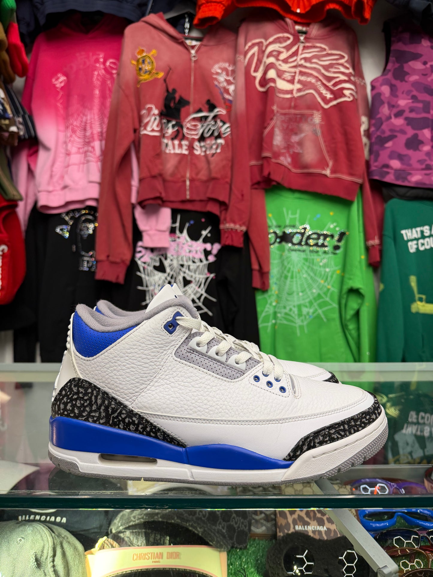 JORDAN 3 RACER BLUE (PRE-OWNED W/ BOX)