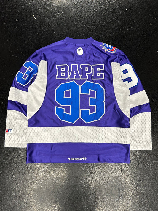 BAPE PURPLE HOCKEY JERSEY (BRAND NEW)