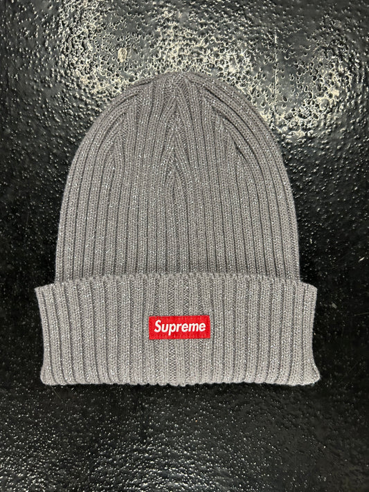 SUPREME GREY OVERDYED BEANIE (BRAND NEW)