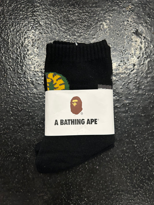 BAPE SHARK LOGO SOCKS