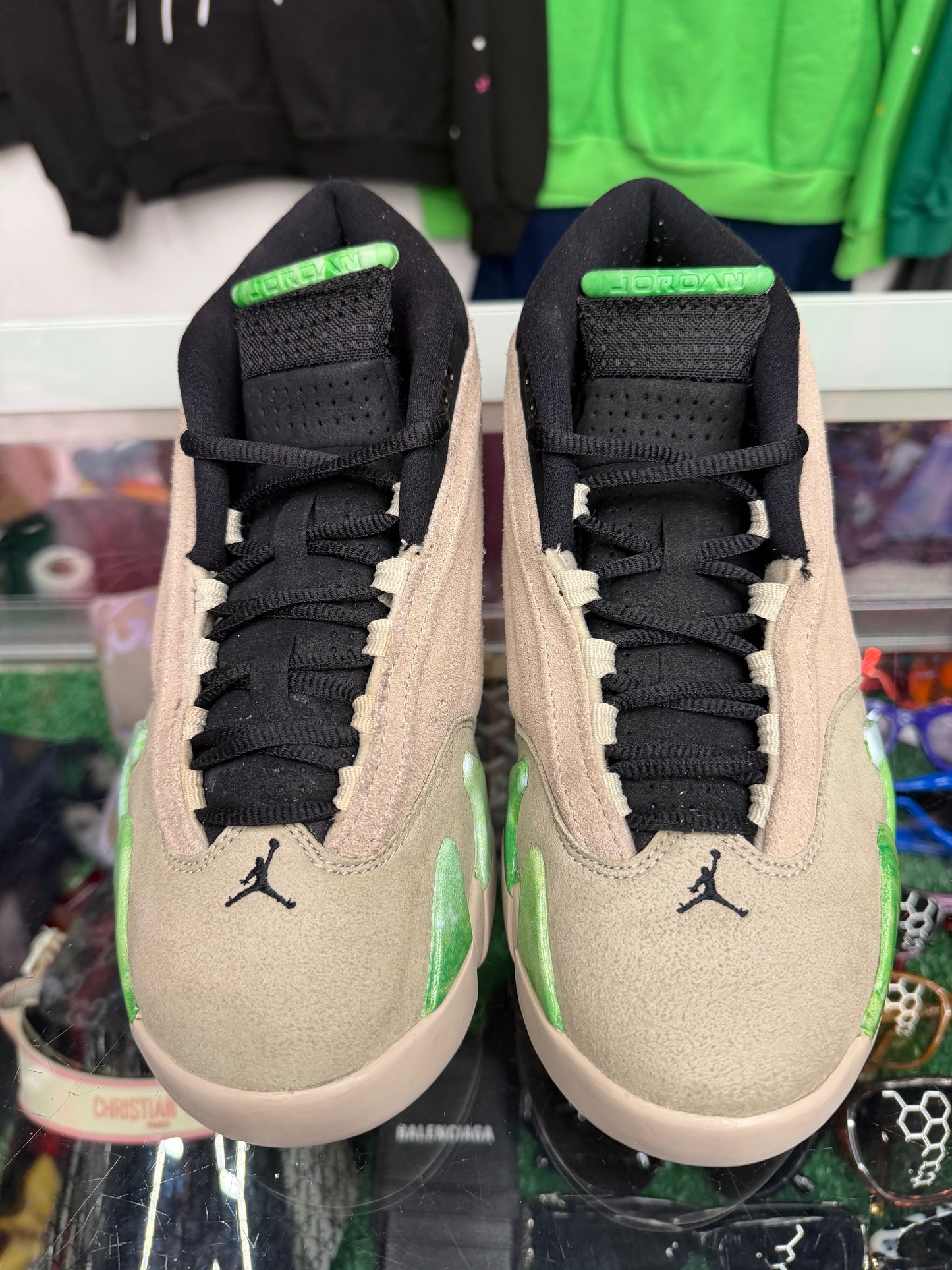 JORDAN 14 ALEAI MAY FORTUNE (PRE-OWNED W/ BOX)