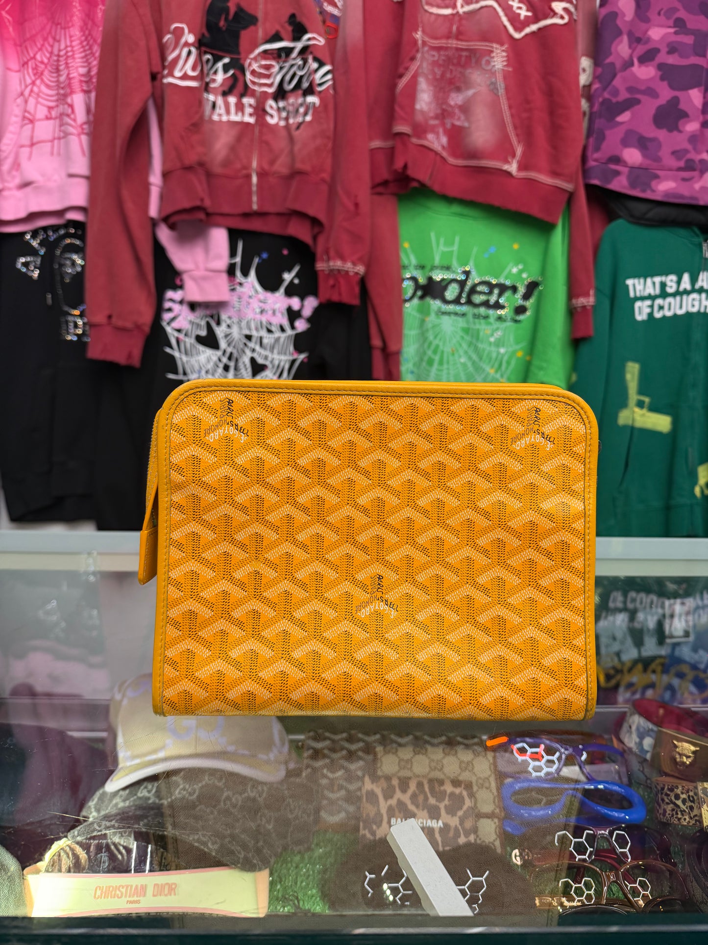GOYARD YELLOW JOUVENCE MM (PRE-OWNED W/ DUST BAG)