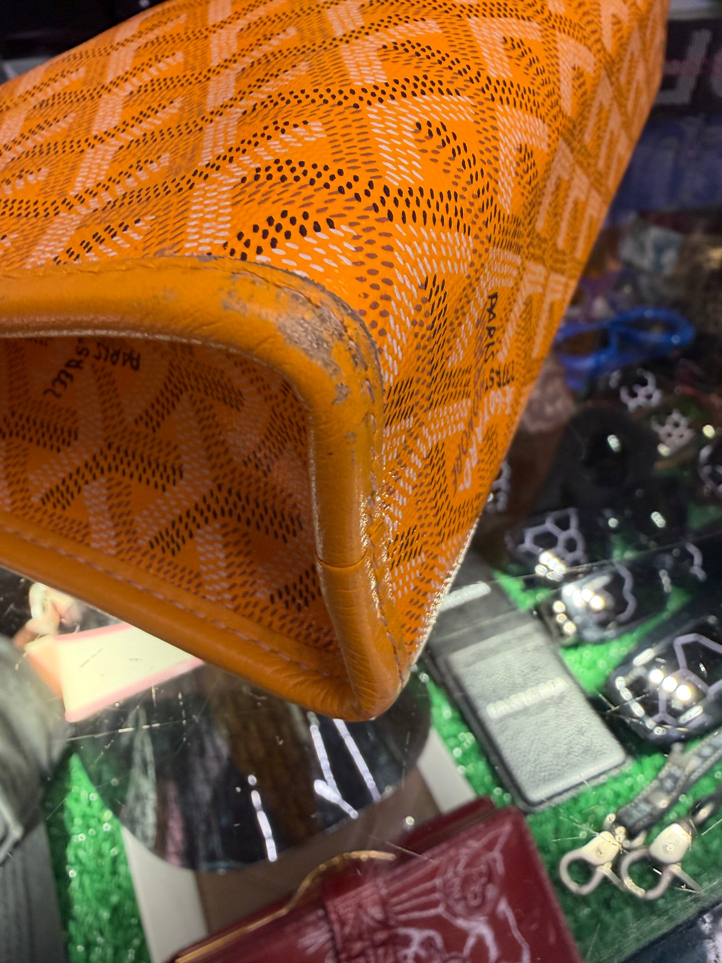 GOYARD YELLOW JOUVENCE MM (PRE-OWNED W/ DUST BAG)