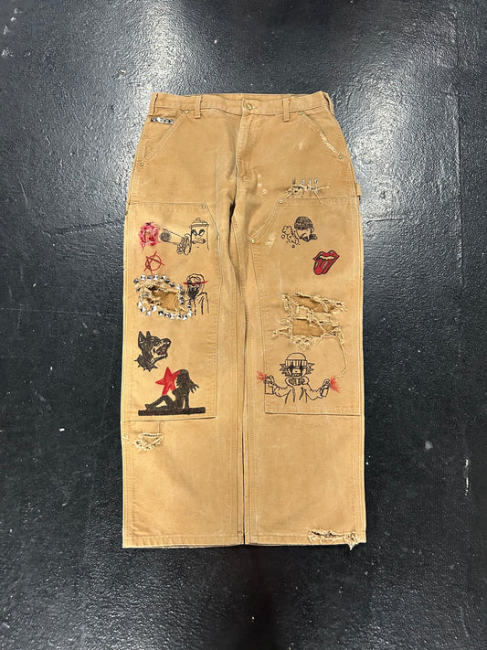 CUSTOM CARHARTT TAN DOUBLEKNEES (PRE-OWNED)