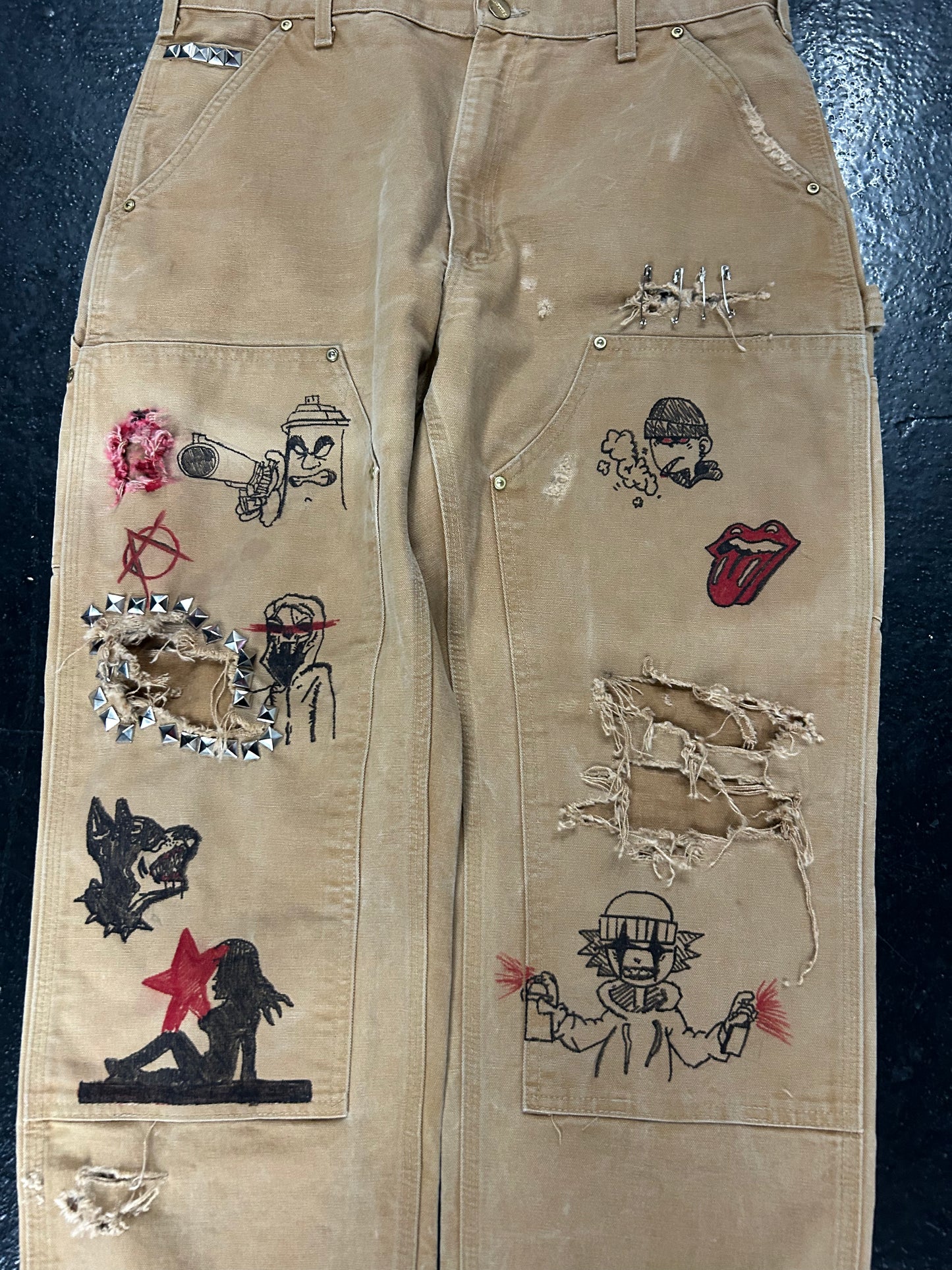 CUSTOM CARHARTT TAN DOUBLEKNEES (PRE-OWNED)