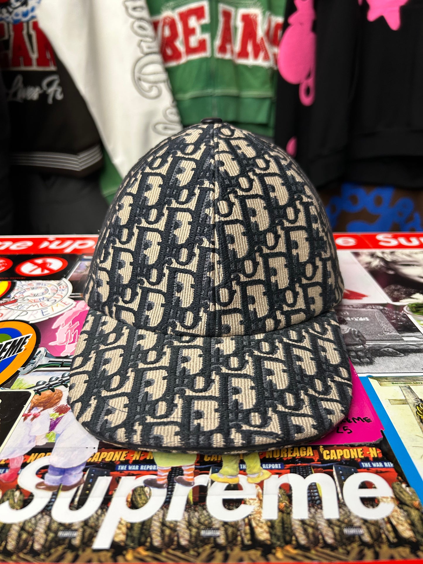 CHRISTIAN DIOR MONOGRAM BASEBALL CAP (PRE-OWNED)