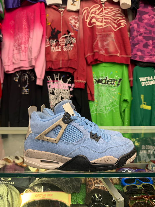 JORDAN 4 UNIVERSITY BLUE (PRE-OWNED W/ BOX)