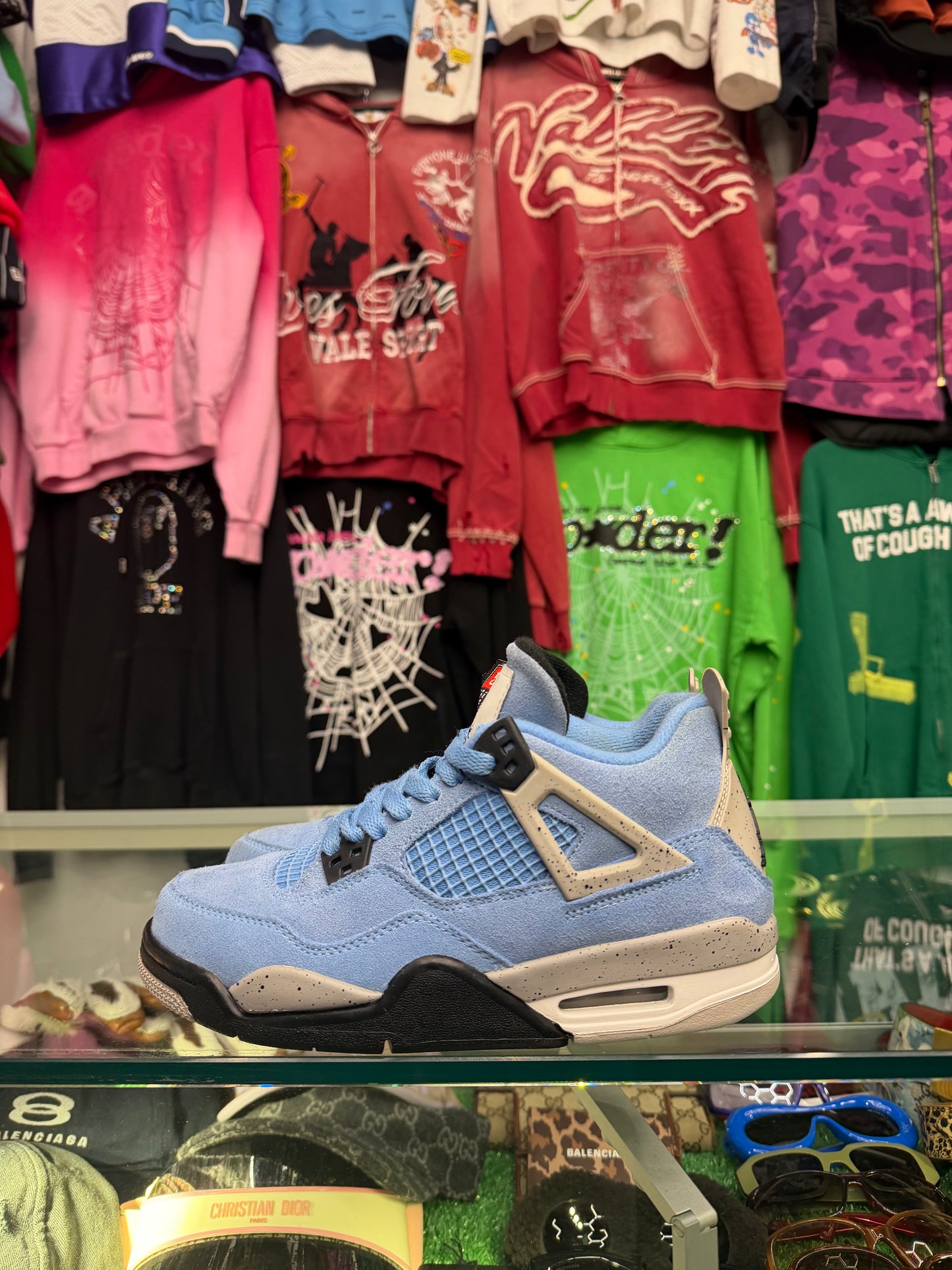 JORDAN 4 UNIVERSITY BLUE (PRE-OWNED W/ BOX)