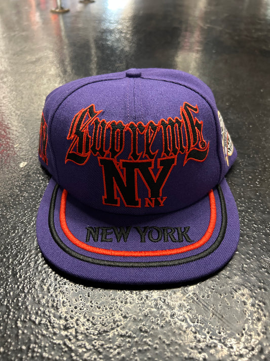 SUPREME PURPLE NY CAP (BRAND NEW)