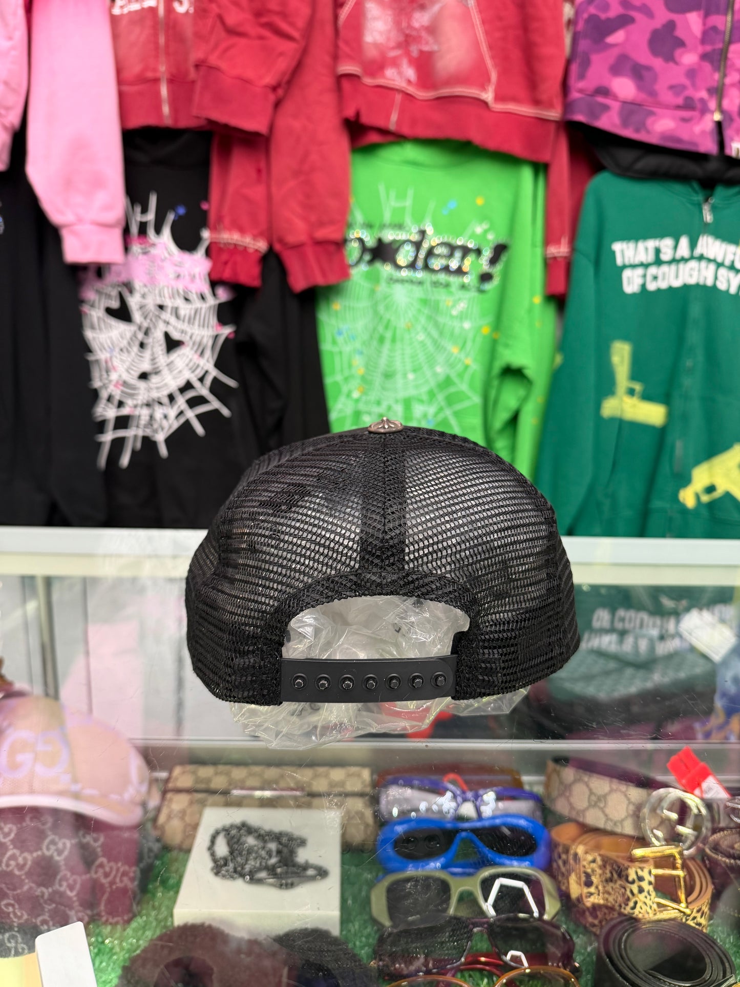 CHROME HEARTS F**K HOLLYWOOD USA TUCKER HAT (PRE-OWNED)