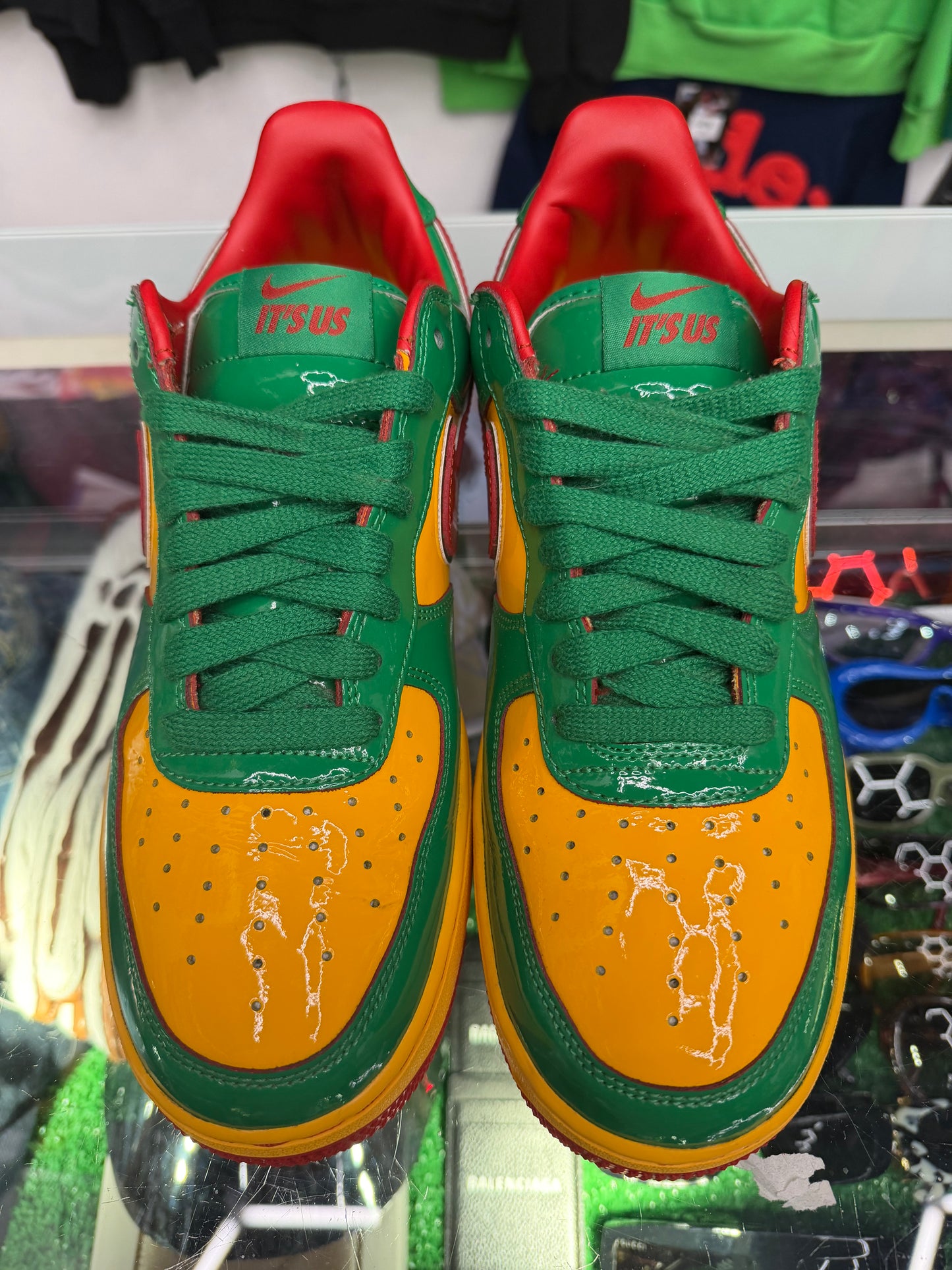 AIR FORCE 1 LIL YACHTY CONCRETE BOYS (PRE-OWNED W/ BOX)