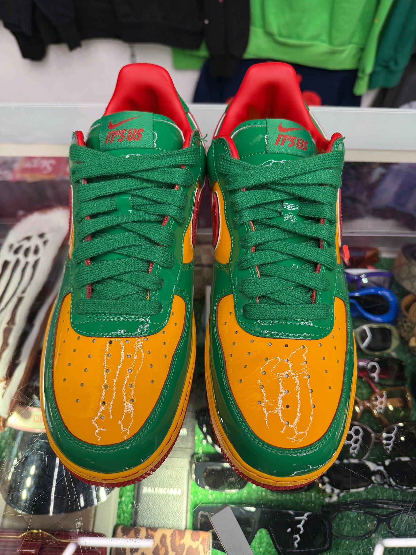 AIR FORCE 1 LIL YACHTY CONCRETE BOYS (PRE-OWNED W/ BOX)